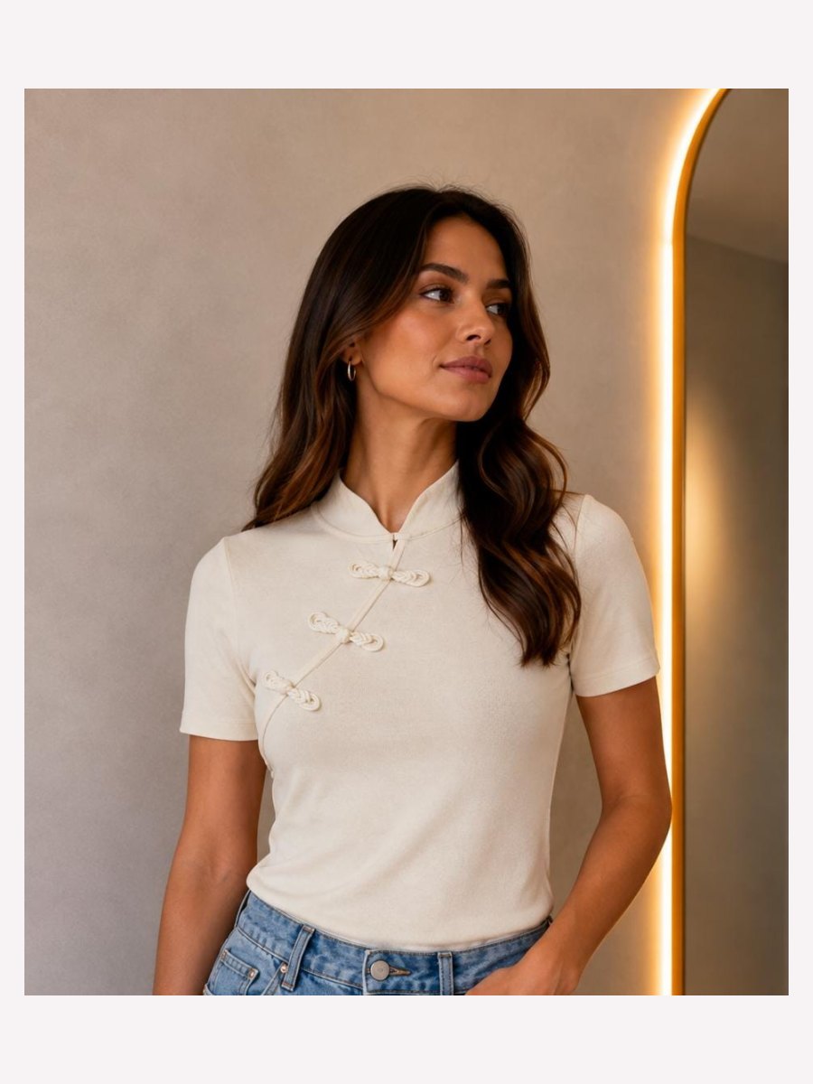 BLUSA PUNTO CUELLO ALTO