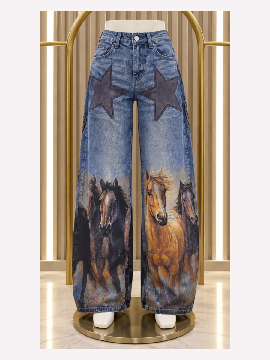 PANTALON MEZCLILLA CABALLOS