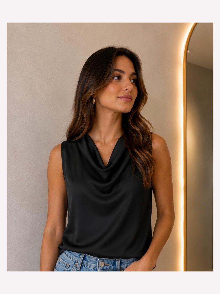BLUSA SATIN HALTER