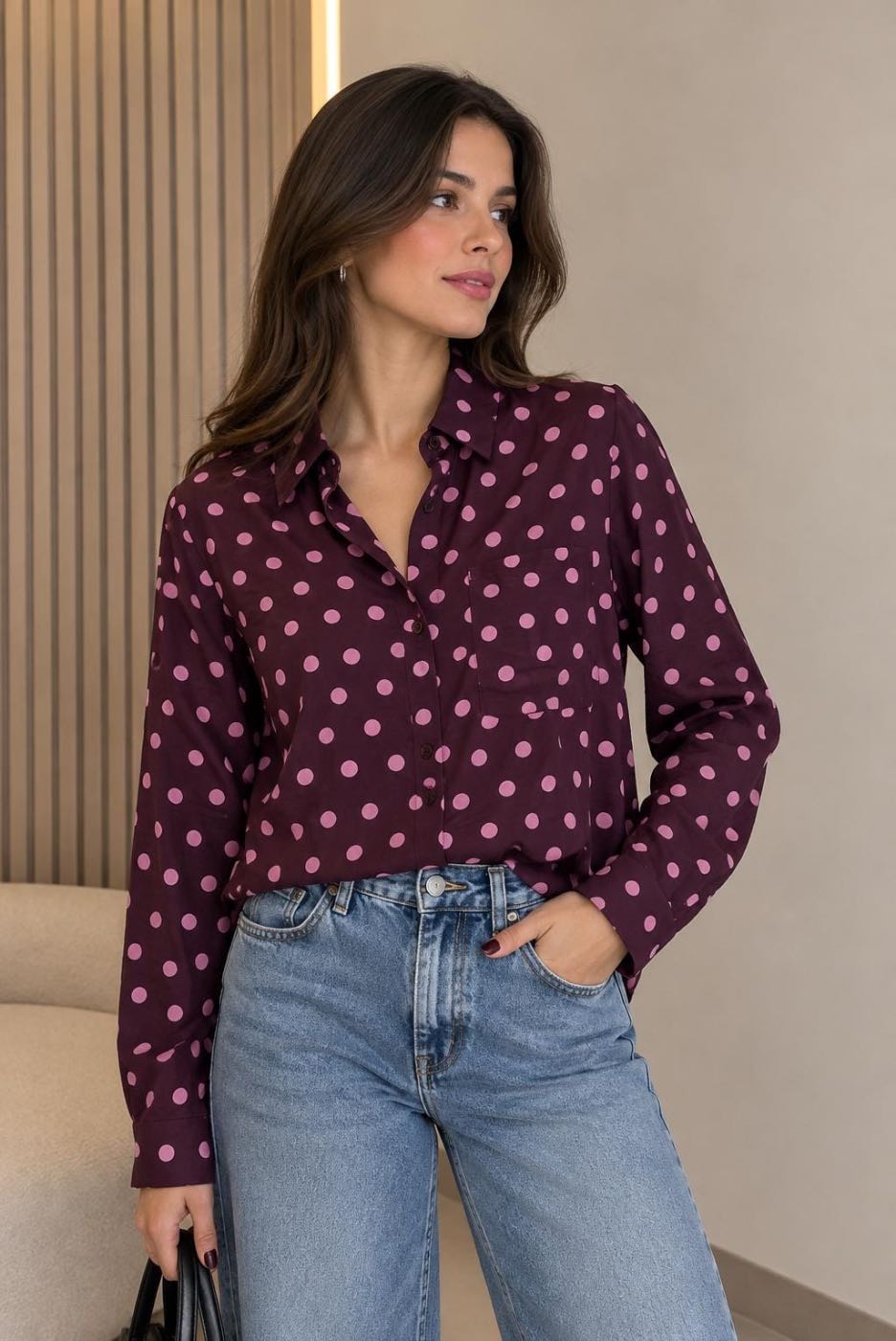 BLUSA POLKA DOTS