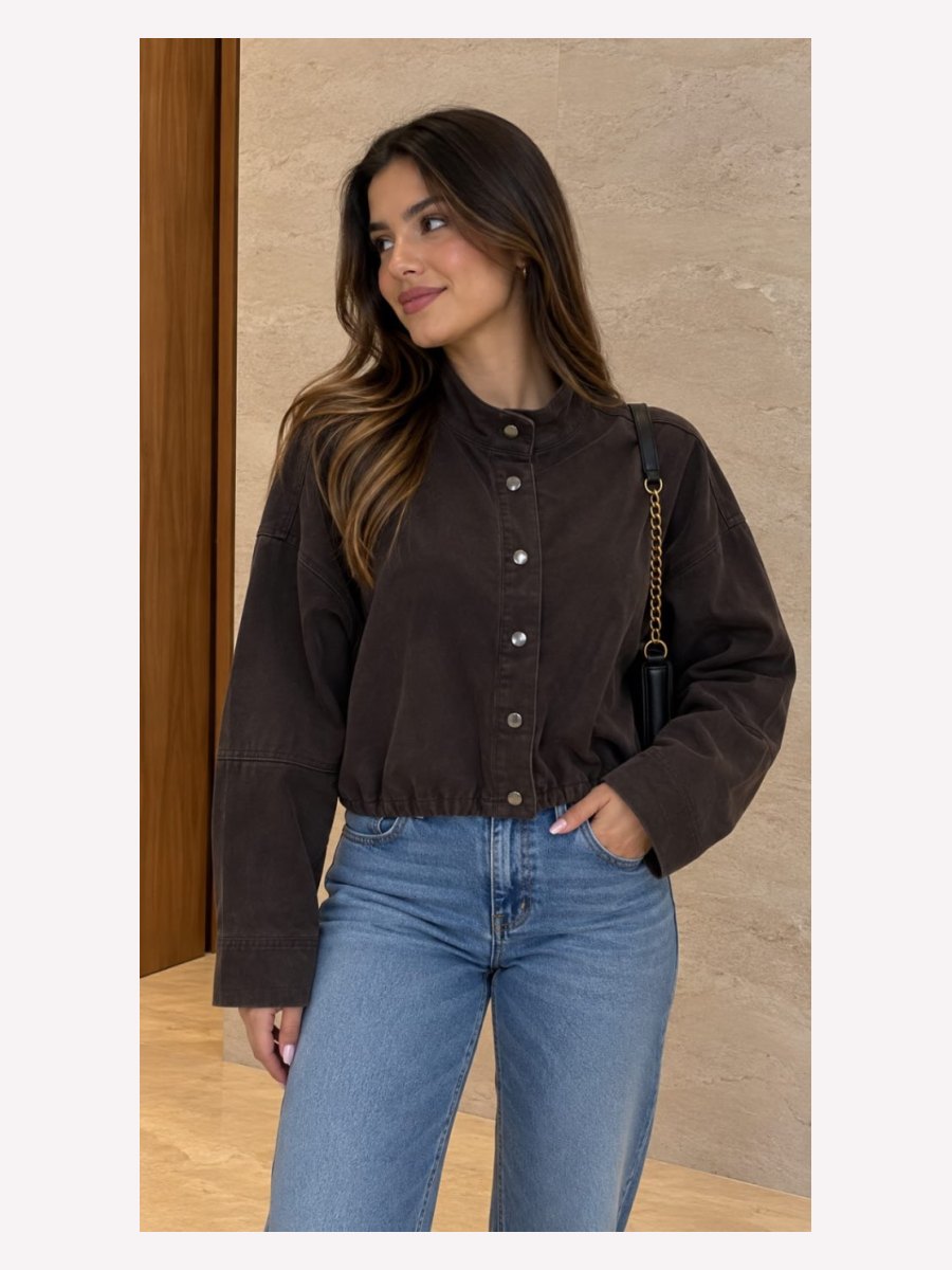 CHAMARRA PIEL DE DURAZNO