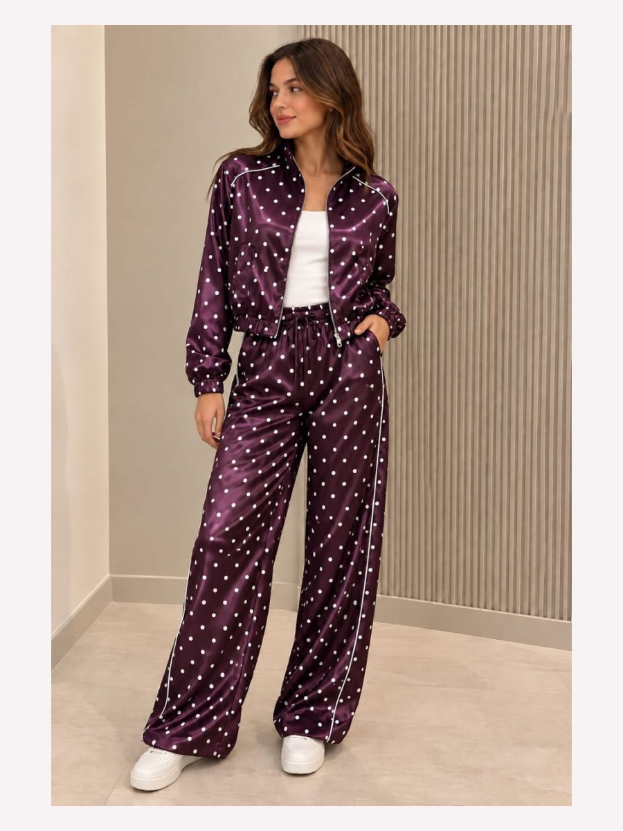 SET SATIN POLKA