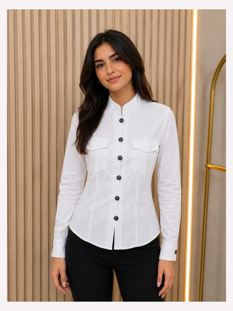 BLUSA ALGODON TIPO NAPOLEON