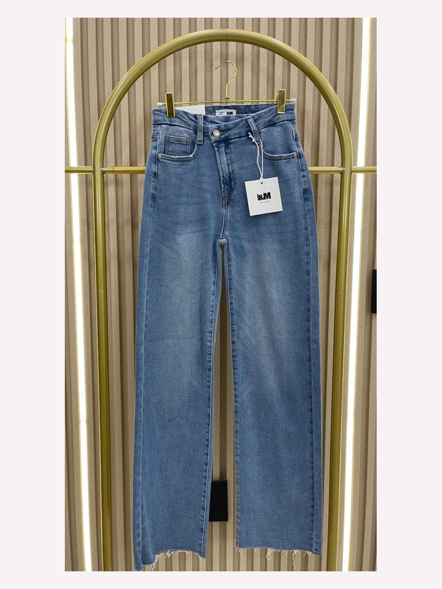 PANTALON MEZCLILLA BOTON CRUZADO