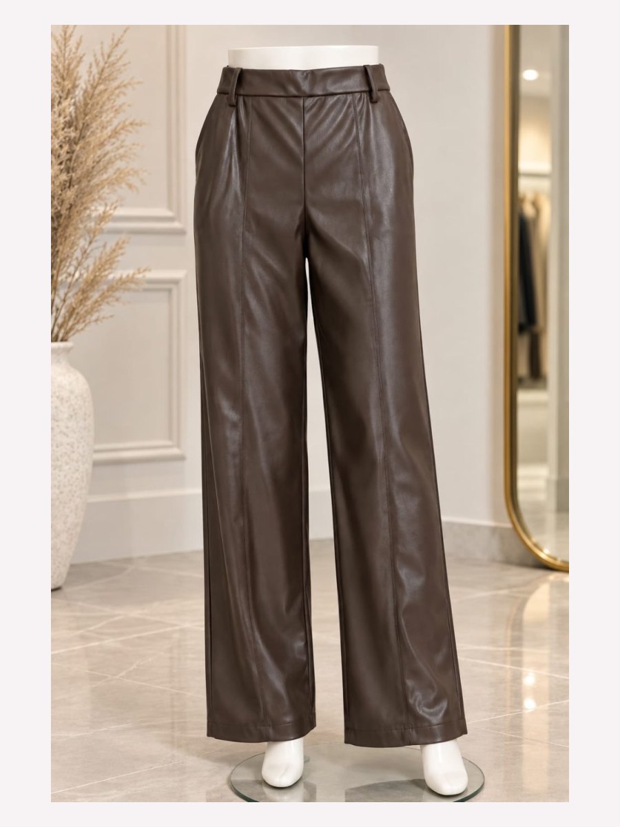 PANTALON VINIPIEL CHOCOLATE