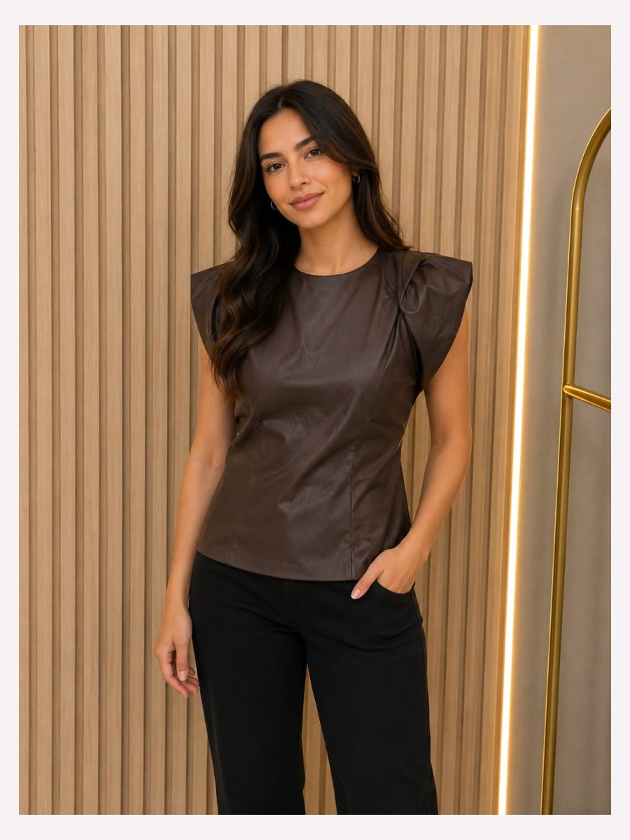 BLUSA VINIPIEL