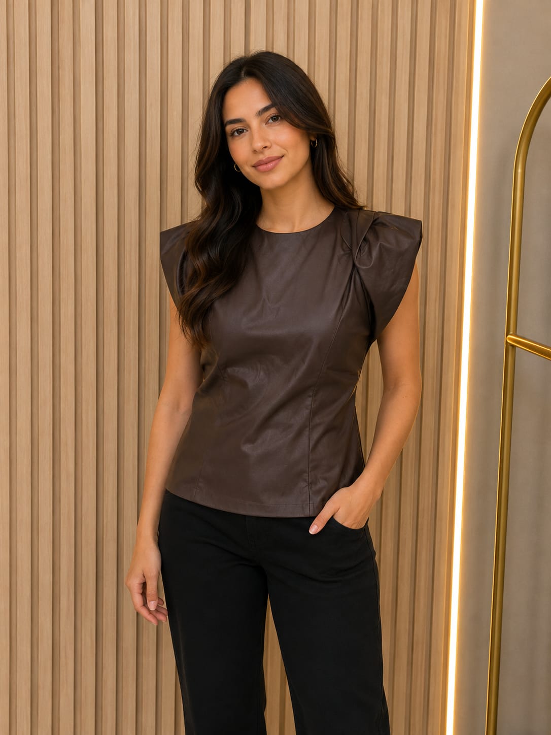 BLUSA VINIPIEL